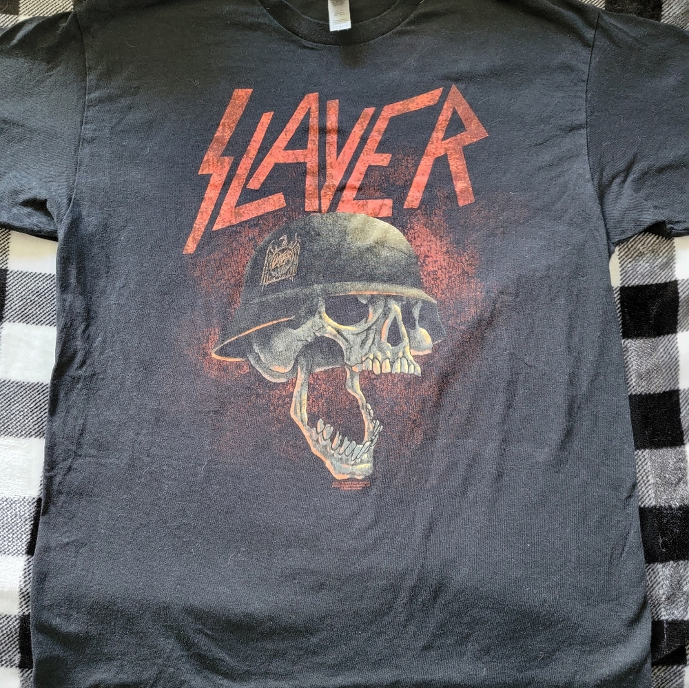 SLAYER metal band tee, size large